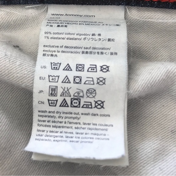 Tommy Hilfiger Dark Wash Denim Jeans 33 x 30 - Picture 9 of 11